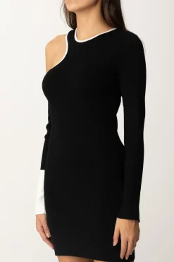 Akep Abito con Cut-out e Dettagli a ContrastoNERO