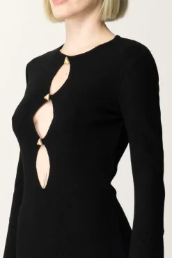 Akep Abito Lungo con Cut-outNERO