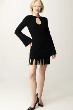 Akep Abito Mini con Gonna a PannelliNERO