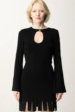 Akep Abito Mini con Gonna a PannelliNERO