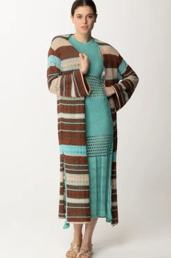 Akep Cardigan Kimono Lungo MulticolorMORO