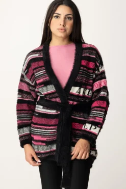 Akep Cardigan Pink Panter con CinturaVARIANTE UNICA
