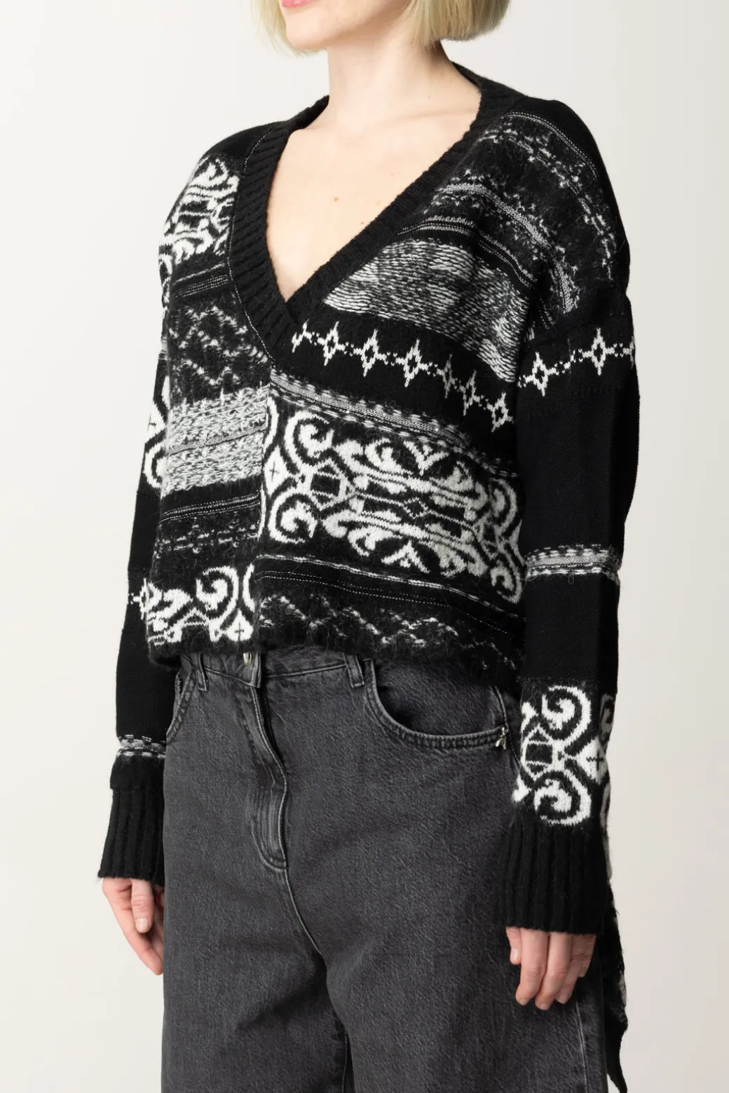 Akep Maglione Fantasia AsimmetricoNERA