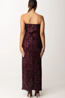 Aniye By Abito Lungo a Fascia Full PaillettesROUGE NOIR