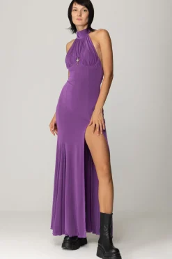Aniye By Abito Lungo con SpaccoPURPLE RAIN