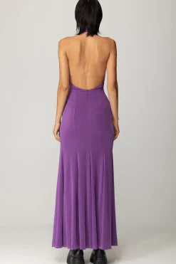 Aniye By Abito Lungo con SpaccoPURPLE RAIN