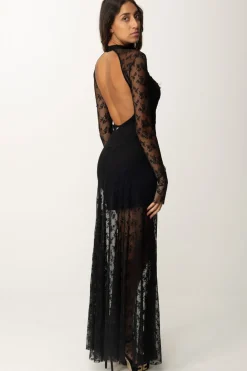 Aniye By Abito Lungo con Pizzo BethBLACK
