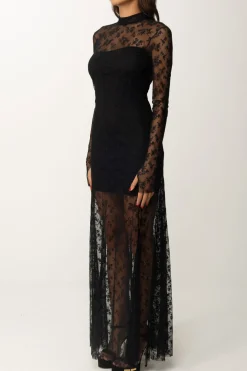 Aniye By Abito Lungo con Pizzo BethBLACK