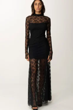Aniye By Abito Lungo con Pizzo BethBLACK