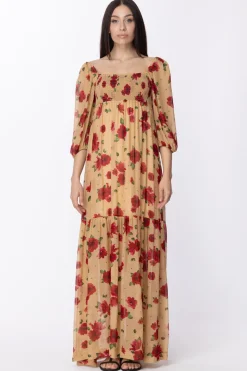 Aniye By Abito Lungo Ida Stampa RoseFLOROMANTIK