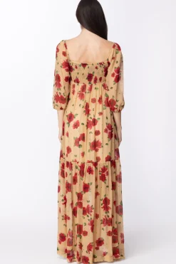 Aniye By Abito Lungo Ida Stampa RoseFLOROMANTIK