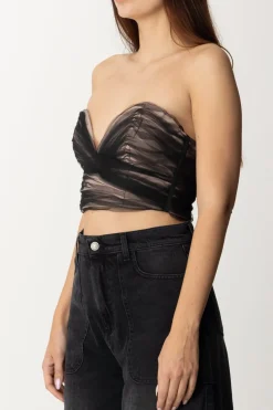 Aniye By Bustier Rivestito In Tulle RileyBLACK ROSIE