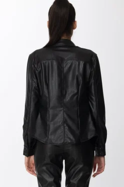 Aniye By Camicia In PelleBLACK