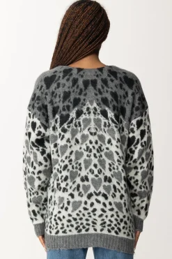 Aniye By Cardigan LeopardGRAY LEO