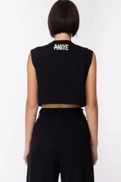 Aniye By Crop Top Dolly con TulleBLACK