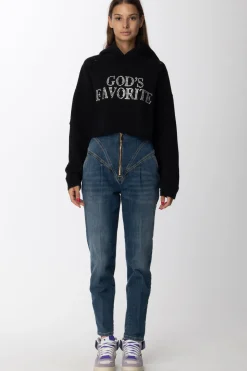 Aniye By Felpa Favourite con StrassBLACK