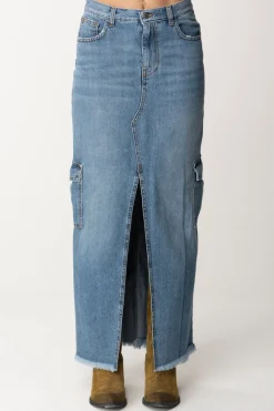 Aniye By Gonna Lunga In Jeans LilyMEDIUM BLUE