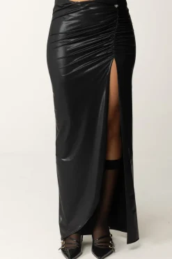 Aniye By Gonna Lunga In Jersey Lamè VickBLACK