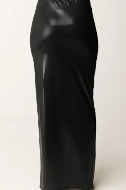 Aniye By Gonna Lunga In Jersey Lamè VickBLACK