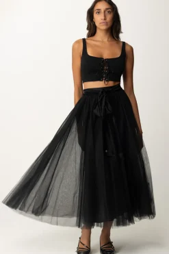 Aniye By Gonna Maxi In Tulle JadeBLACK