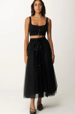 Aniye By Gonna Maxi In Tulle JadeBLACK