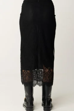 Aniye By Gonna Midi In Pizzo ZeldaBLACK