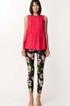 Aniye By Leggins Jimi con Stampa FlorealeBLOOMY BLACK