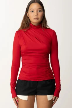 Aniye By Maglia In Jersey con Collo Alto JettRED HOT