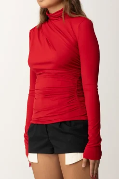 Aniye By Maglia In Jersey con Collo Alto JettRED HOT