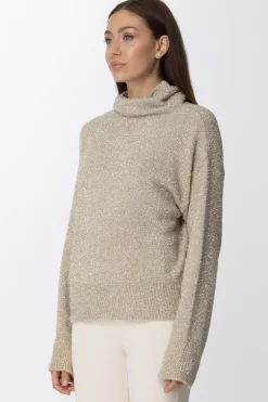 Aniye By Maglioncino In Tessuto LaminatoLIGHT GOLD