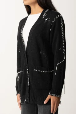 Aniye By Maxi Cardigan con Rotture RyanBLACK