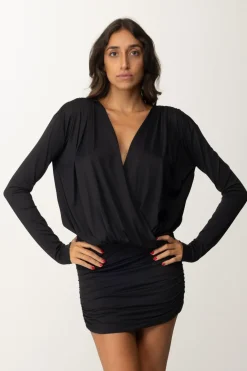 Aniye By Mini Abito Drappeggiato JettBLACK