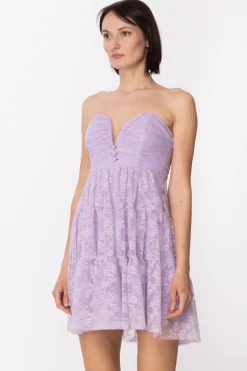 Aniye By Mini Abito Eta In Pizzo con Scollo a VLAVANDER