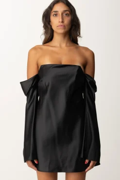Aniye By Mini Abito In Raso Stretch VeraBLACK