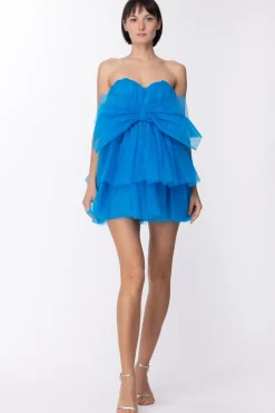Aniye By Mini Abito In Tulle Nina con Maxi FioccoOCEAN