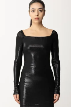 Aniye By Mini Abito Laminato JamSILVER BLACK