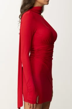 Aniye By Mini Abito Monospalla con Fusciacca JettRED HOT