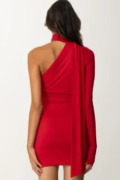 Aniye By Mini Abito Monospalla con Fusciacca JettRED HOT