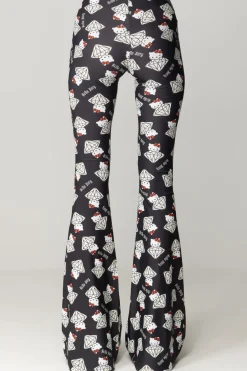 Aniye By Pantaloni a Zampa Stampa Diamond KittyDIAMOND KITTY