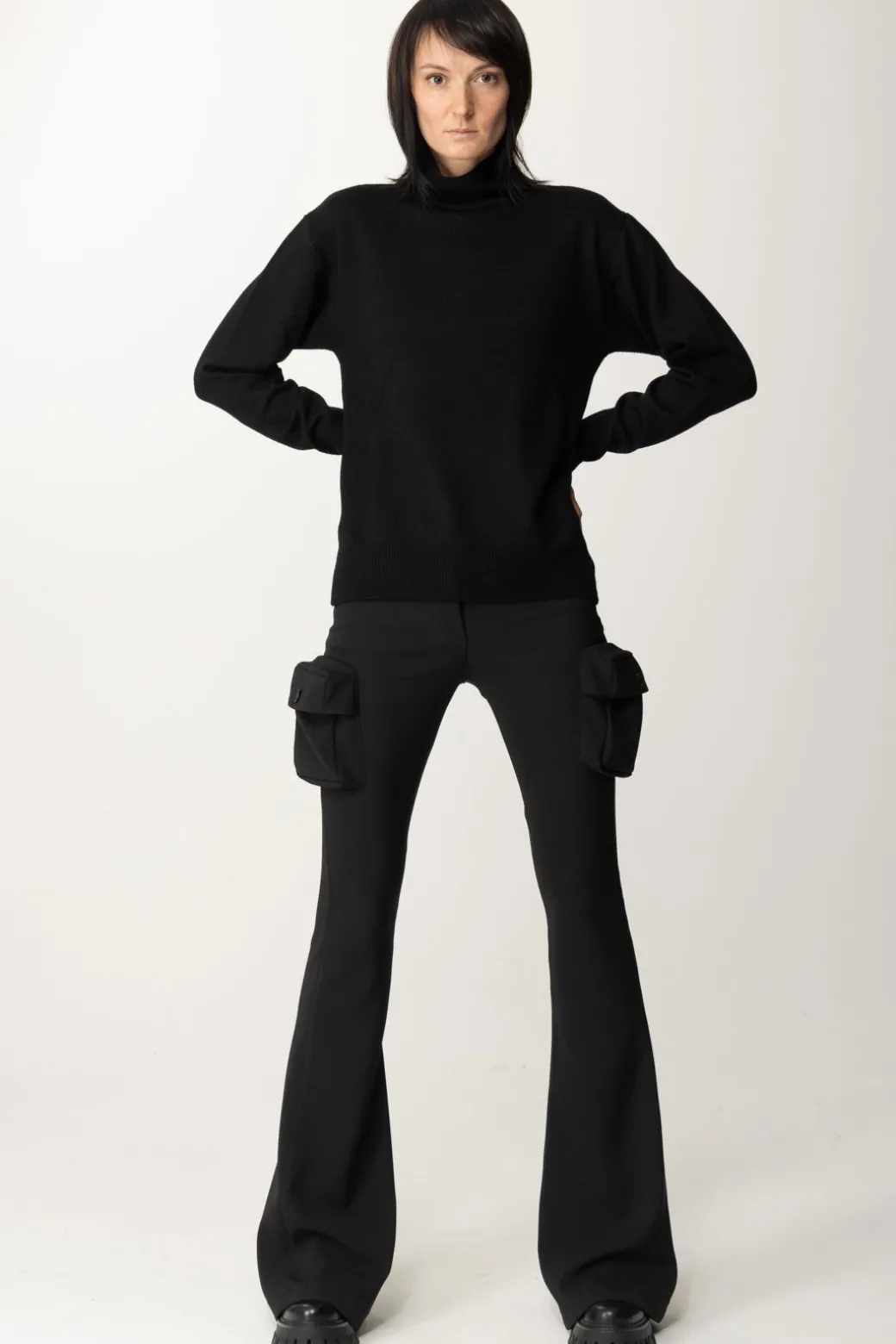 Aniye By Pantaloni con Tasche LorenNERO