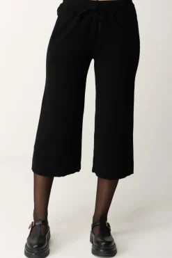 Aniye By Pantaloni Crop In Maglia LilyBLACK