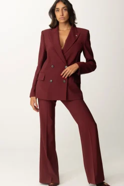 Aniye By Pantaloni Dritti LorenROUGE NOIR