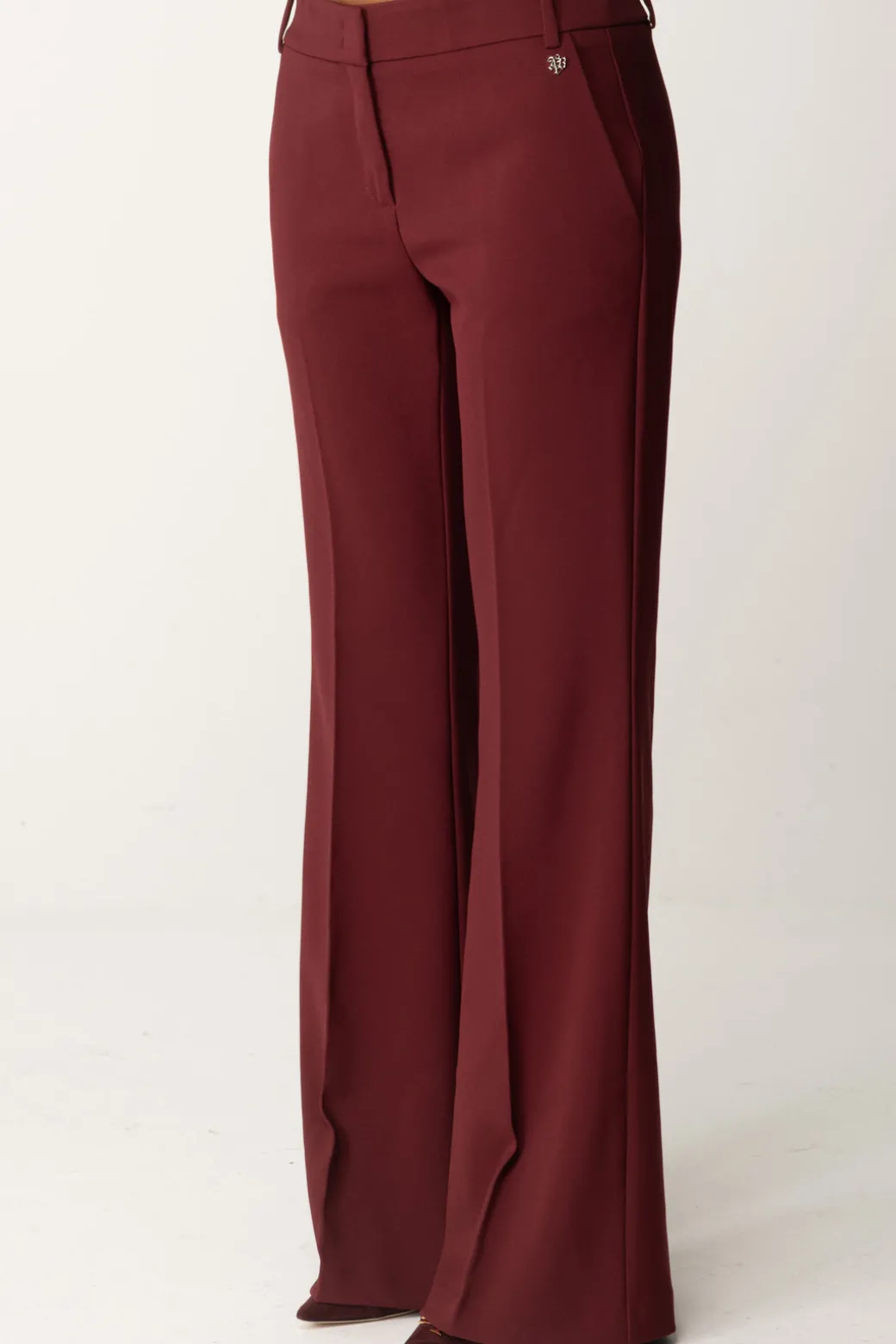 Aniye By Pantaloni Dritti LorenROUGE NOIR