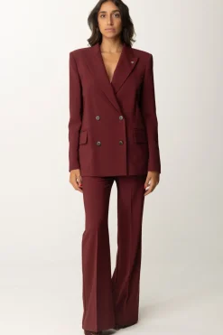 Aniye By Pantaloni Dritti LorenROUGE NOIR