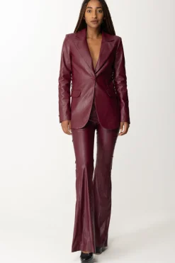 Aniye By Pantaloni Flared In Ecopelle BibaWINO