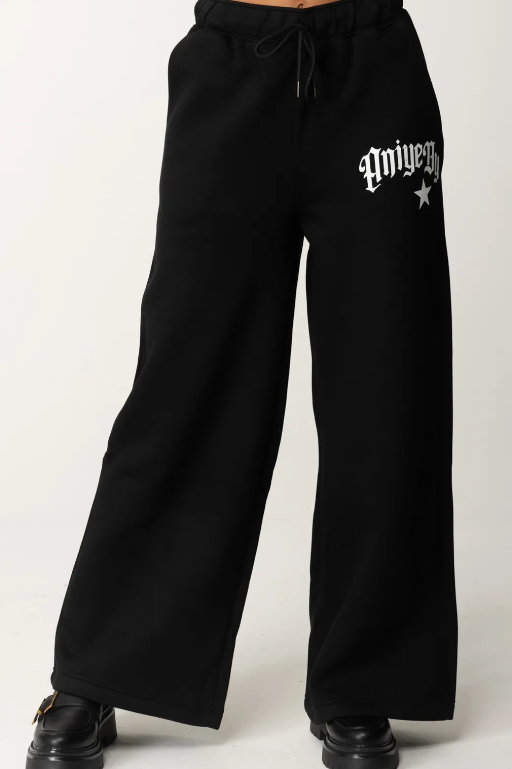 Aniye By Pantaloni Jogging Wide-leg StellaBLACK