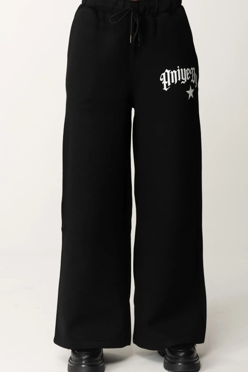 Aniye By Pantaloni Jogging Wide-leg StellaBLACK