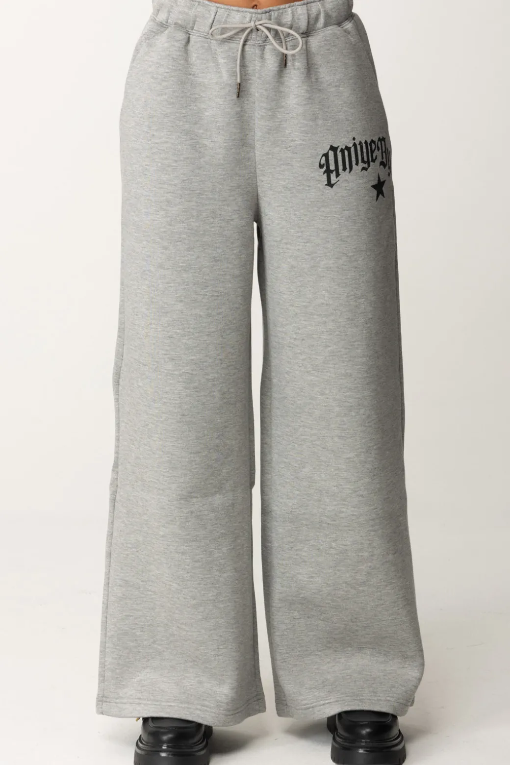 Aniye By Pantaloni Jogging Wide-leg StellaGRAY