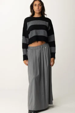 Aniye By Pullover Crop CourtneyBLACK-GRAY