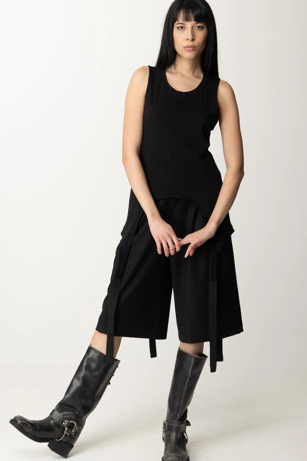 Aniye By Top con Logo In Strass Sul RetroBLACK